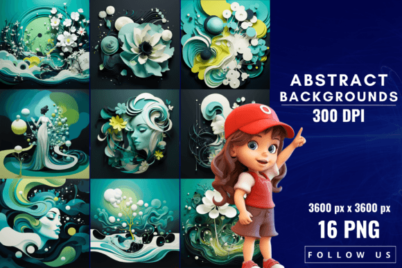 Abstract Backgrounds: A Canvas for Modern Creativity