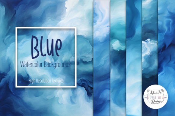 Blue Watercolor Backgrounds: Elevate Your Visual Projects