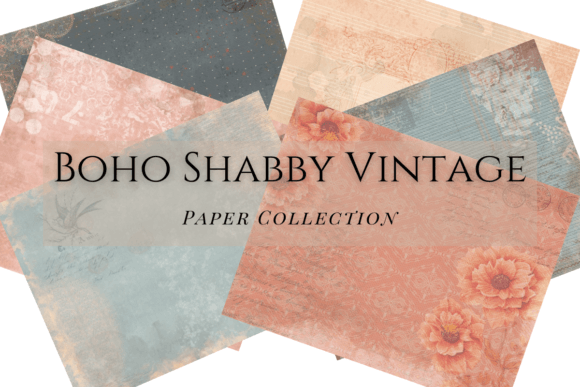 Boho Shabby Vintage Backgrounds: A Designer's Rustic Toolkit