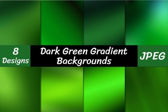 Elevate Your Visuals with Dark Green Gradient Backgrounds