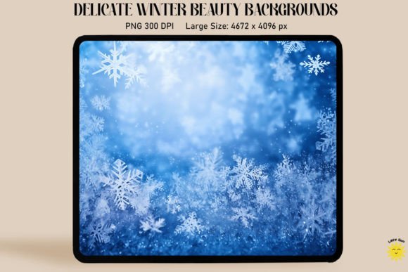 Snow and Frost in Winter Backgrounds: A Designer's Guide