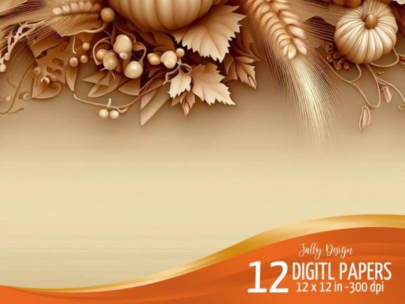 Thanksgiving Beige Backgrounds Paper: A Designer's Warm Asset