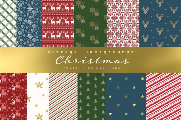 Timeless Holiday Charm: Using Vintage Christmas Backgrounds