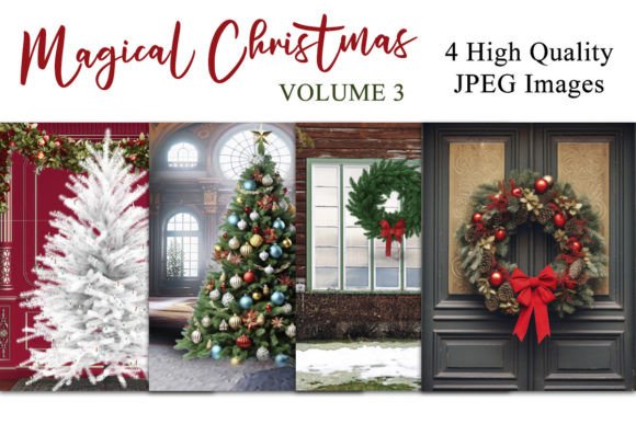 Transform Holiday Portraits with Magical Christmas V3 Backdrops