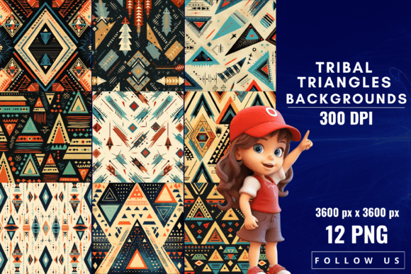 Tribal Triangles Backgrounds: A Guide to Cultural Depth