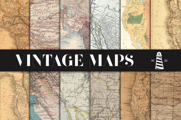 Unlocking the Charm of Vintage Maps Backgrounds