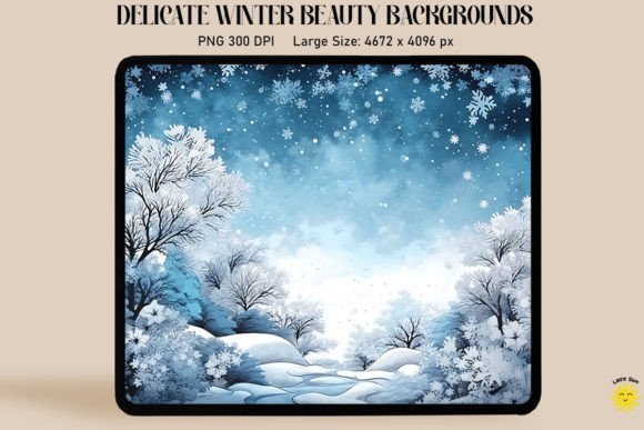 Winter Border Backgrounds: Crafting Calm and Cozy Visuals